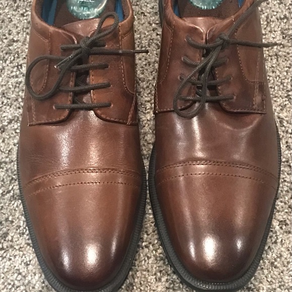 NunnBush Comfort Gel. With Memory Support. Brown Color. 8 1/2 Med Shoe. - Picture 1 of 5